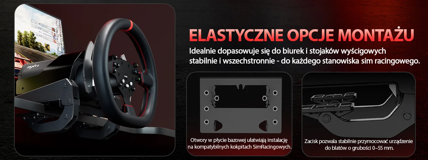 Elastyczne opcje montażu