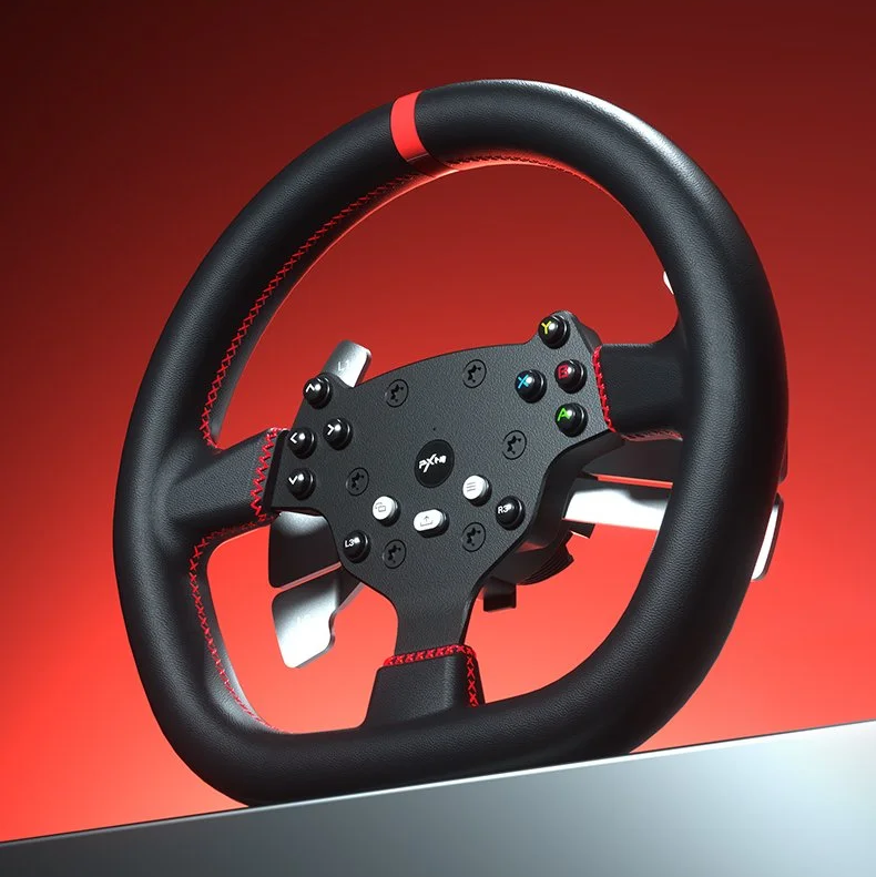 Kierownica PXN V10 Pro z 17 przyciskami i łopatkami F1