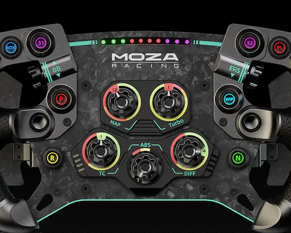 RGB telemetry i konfiguracja w MOZA Pit House – RPM i shift light pod Twoje ustawienia