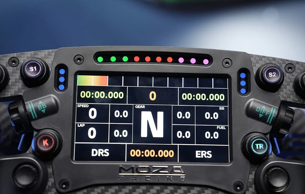 Moza Racing FSR V2 ekran dotykowy LCD 4,3 cala z danymi telemetrycznymi