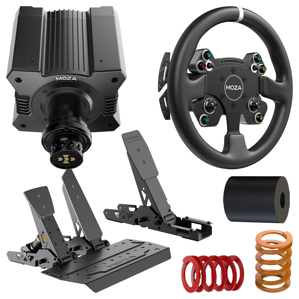 Zawartość zestawu MOZA R12 V2, CS V2P, SR-P
