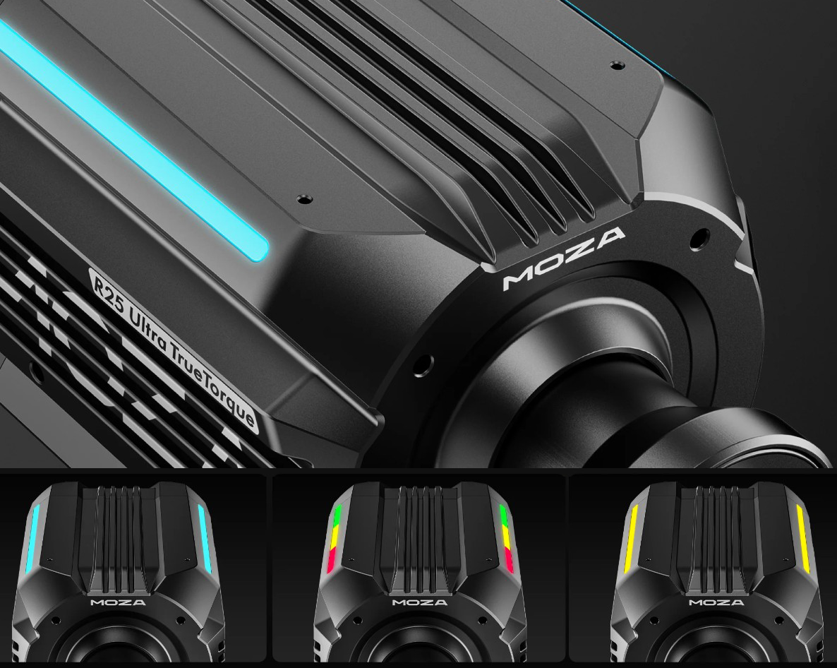 Design motorsport i RGB 16,7 mln kolorów z telemetrią