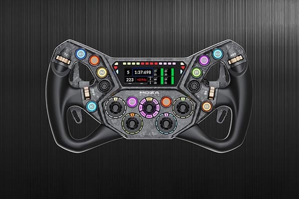 Kierownica MOZA Racing KS Pro RS095 300 mm z kolorowymi przyciskami