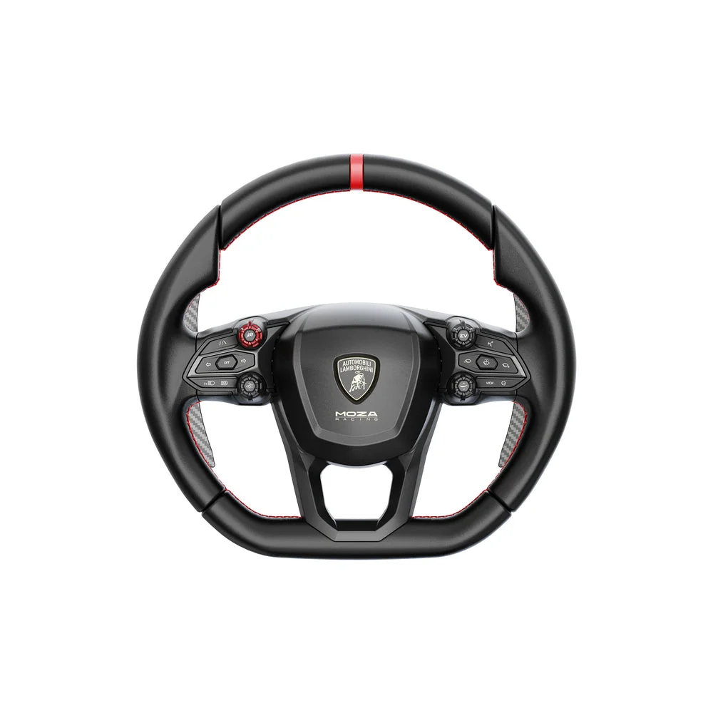 Zawartość zestawu kierownicy MOZA Racing Lamborghini Revuelto