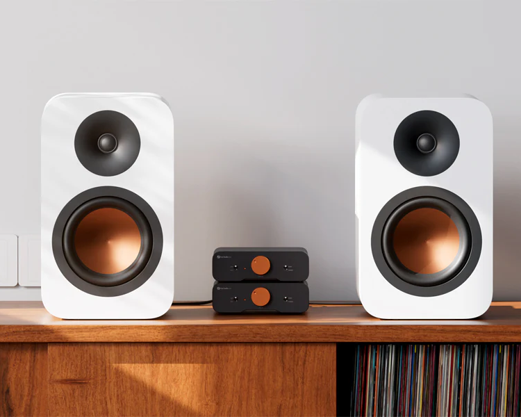 Minimalistyczny biały design Fosi Audio SP601-W