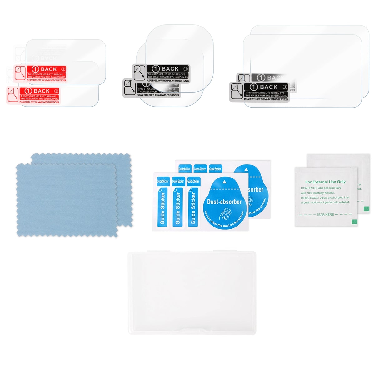 2x Ochronne szkło hartowane na ekrany i obiektyw do kamery Insta360 Ace Pro