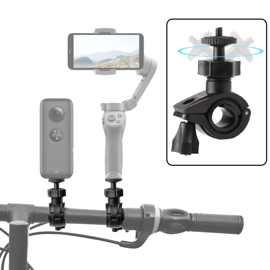 Uniwersalny uchwyt rowerowy 1/4 Sunnylife do kamer sportowych, gimbali