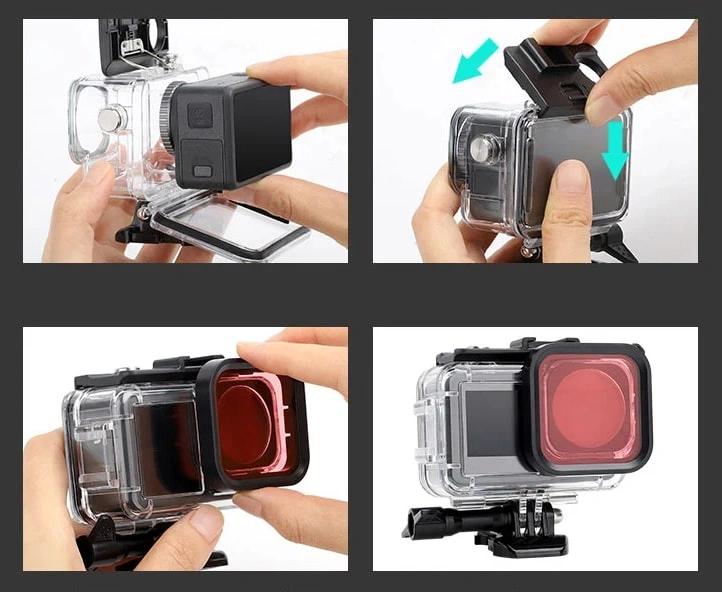 Obudowa wodoodporna Sunnylife do kamery sportowej DJI Osmo Action 3 / 4