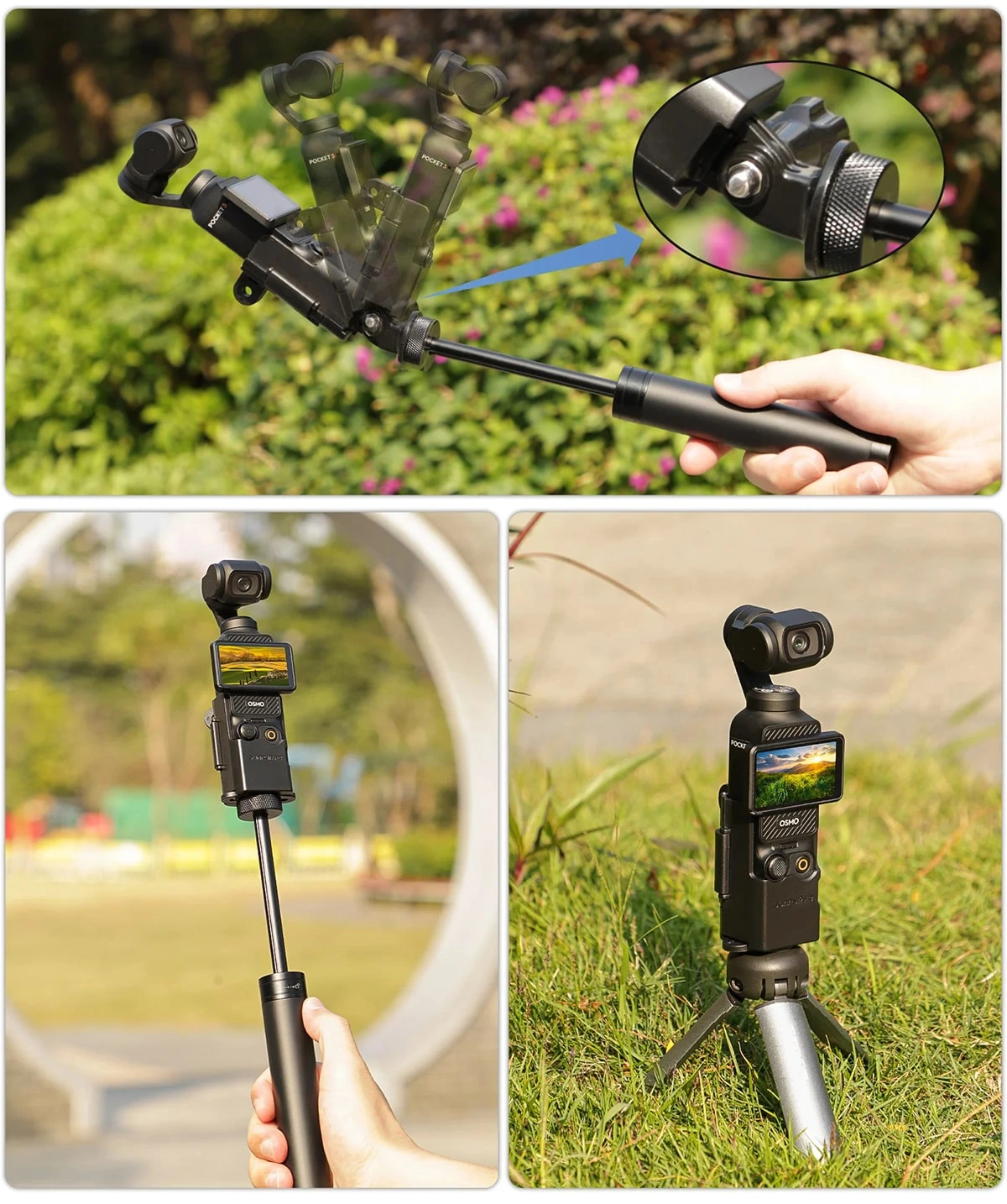 Adapter wielofunkcyjny Sunnylife do kamery DJI Osmo Pocket 3