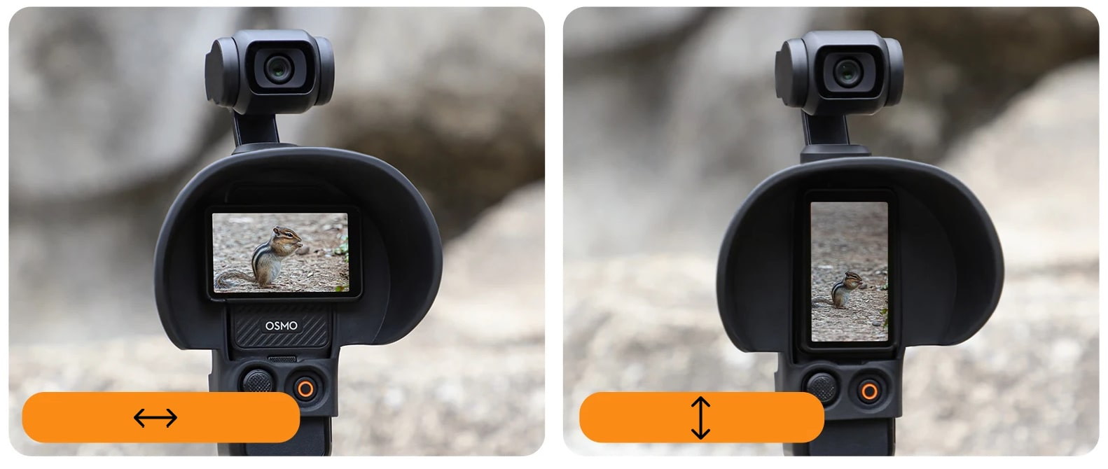 Przeciwsłoneczna osłona silikonowa Sunnylife do ekranu DJI Osmo Pocket 3