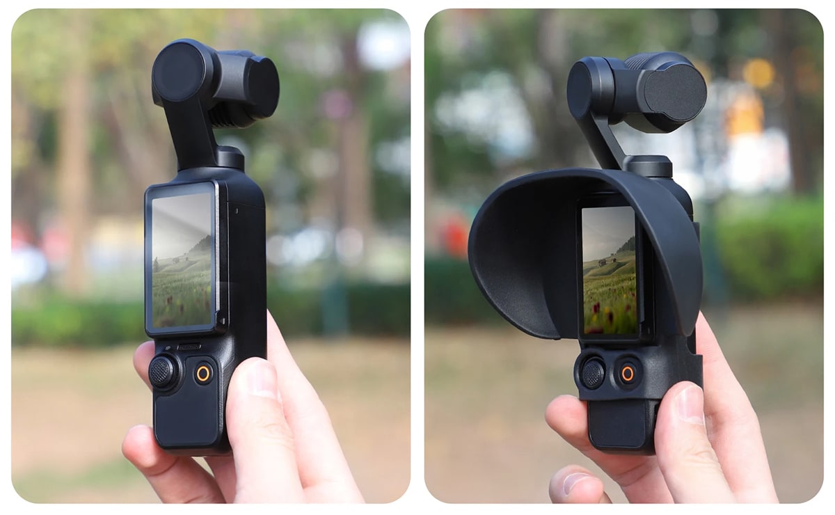 Przeciwsłoneczna osłona silikonowa Sunnylife do ekranu DJI Osmo Pocket 3