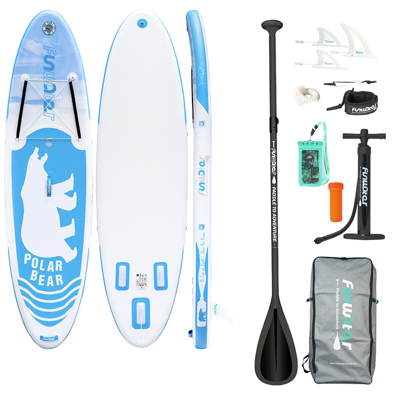 Niebieska deska SUP FunWater SUPFW07A 320 cm