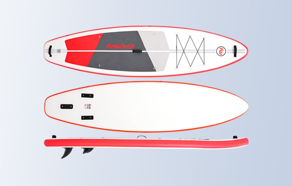 Deska SUP FunWater SUPFW69C pokazana z różnych perspektyw