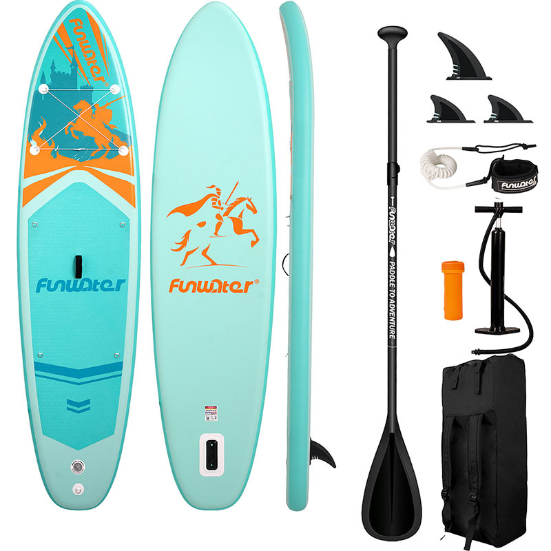 Turkusowa deska SUP FunWater SUPFW70A 350 cm