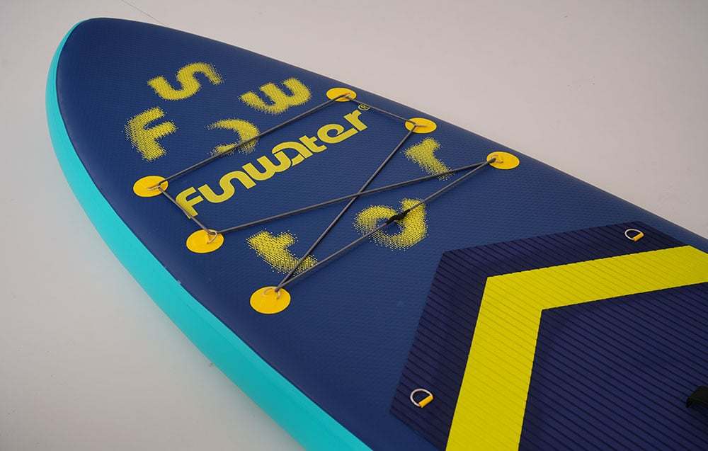 Granatowo-żółta deska SUP FunWater SUPFW71A