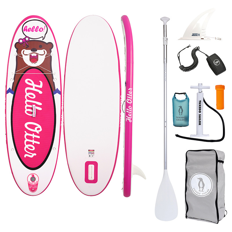 Różowa deska SUP dla dzieci FunWater Tuxedo Sailor SUPTS08A