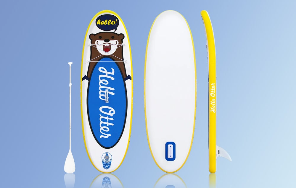 Deska SUP FunWater Tuxedo Sailor przedstawiona z różnych perspektyw