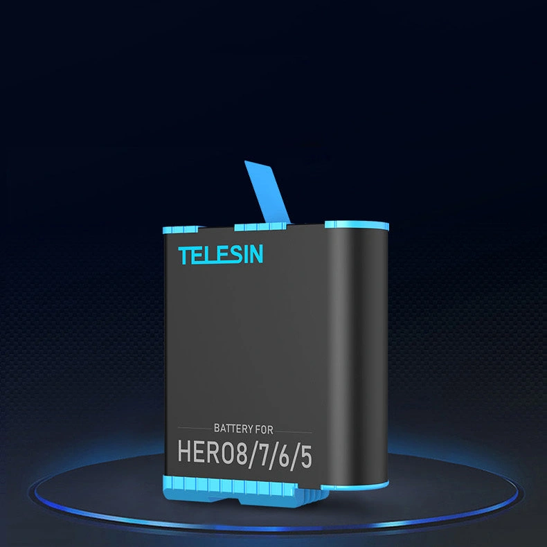 Ładowarka trójkanałowa TELESIN + 2 akumulatory do GoPro Hero 8 / 7 / 6 / 5