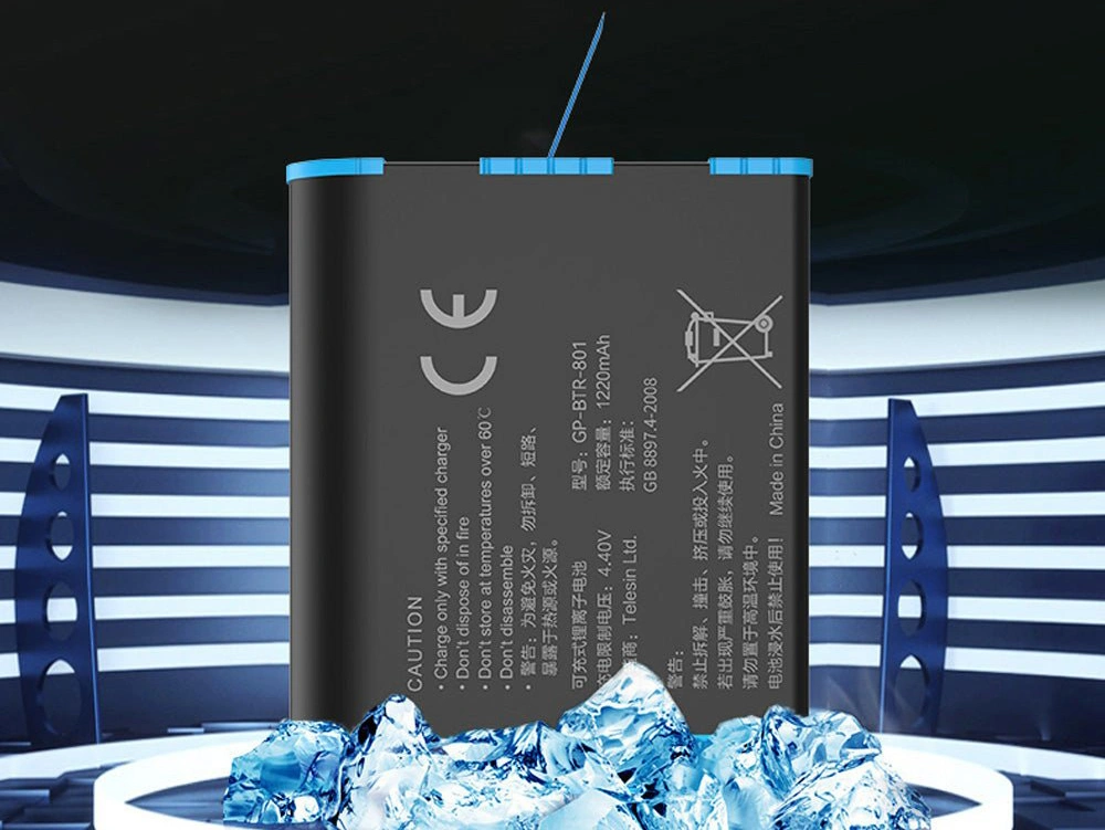 Ładowarka trójkanałowa TELESIN + 2 akumulatory do GoPro Hero 8 / 7 / 6 / 5