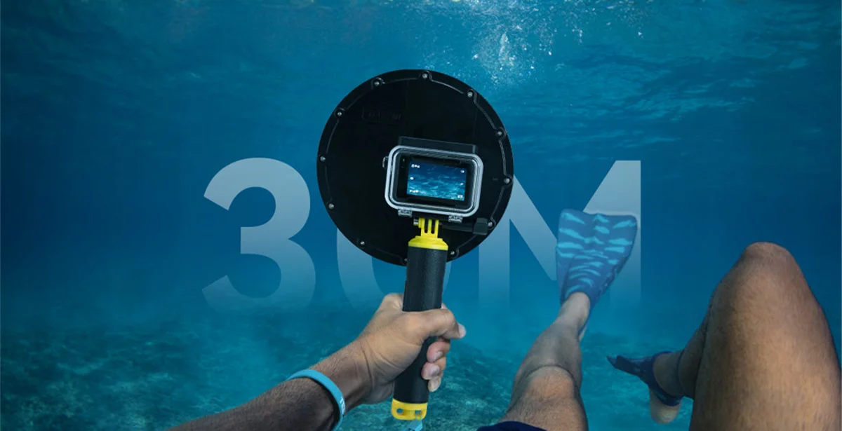 Obudowa podwodna Telesin Dome Port dla DJI Osmo Action 3/4