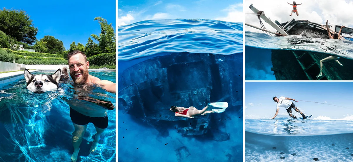 Obudowa podwodna Telesin Dome Port dla DJI Osmo Action 3/4