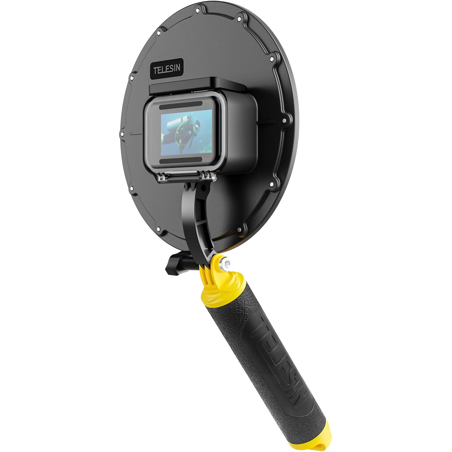 Obudowa podwodna Telesin Dome Port dla DJI Osmo Action 3/4