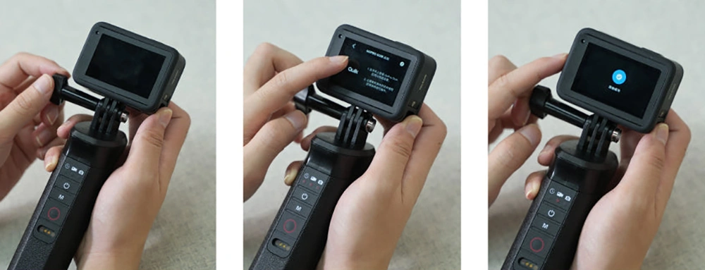 Uchwyt wypornościowy z wbudowanym pilotem Telesin do kamer GoPro