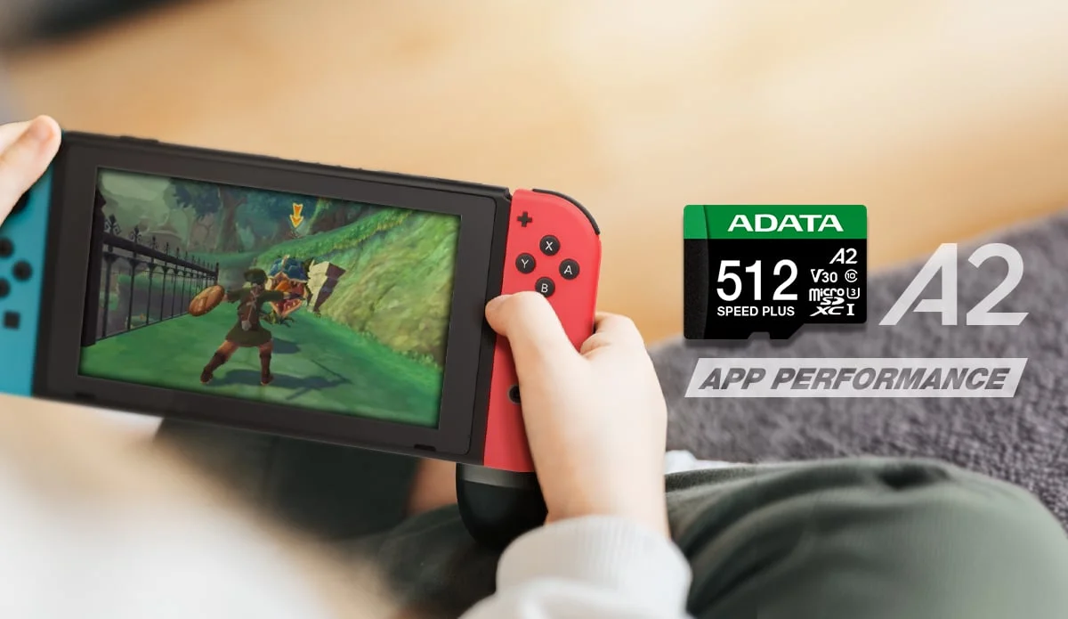 Karta ADATA Speed Plus 256GB A2 do urządzeń mobilnych i aplikacji