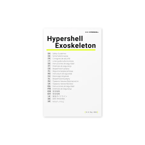 Instrukcja bezpieczeństwa HYPERSHELL X Pro S