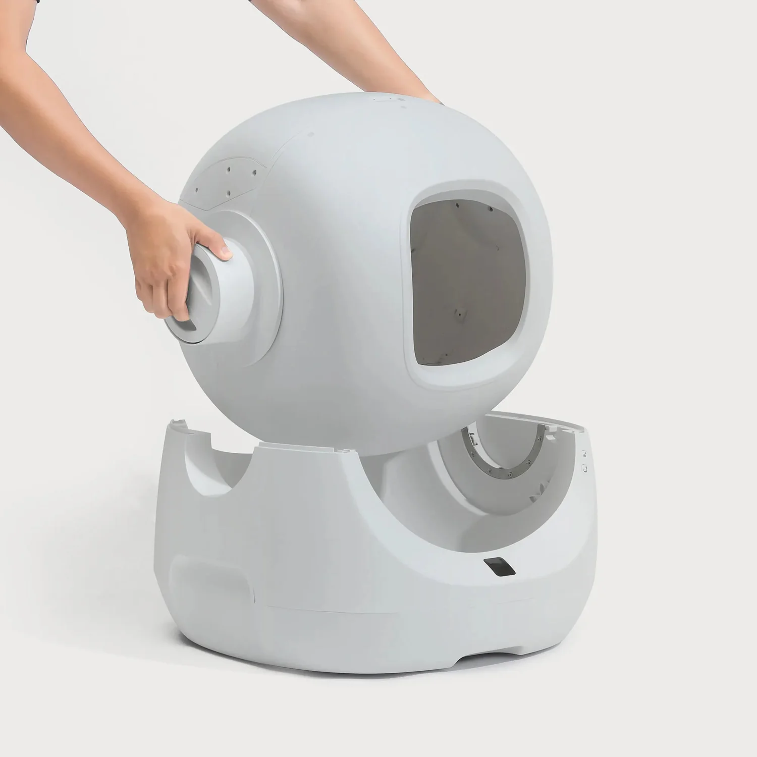 Zdejmowanie kuli kuwety CATLINK BayMax Lite do mycia
