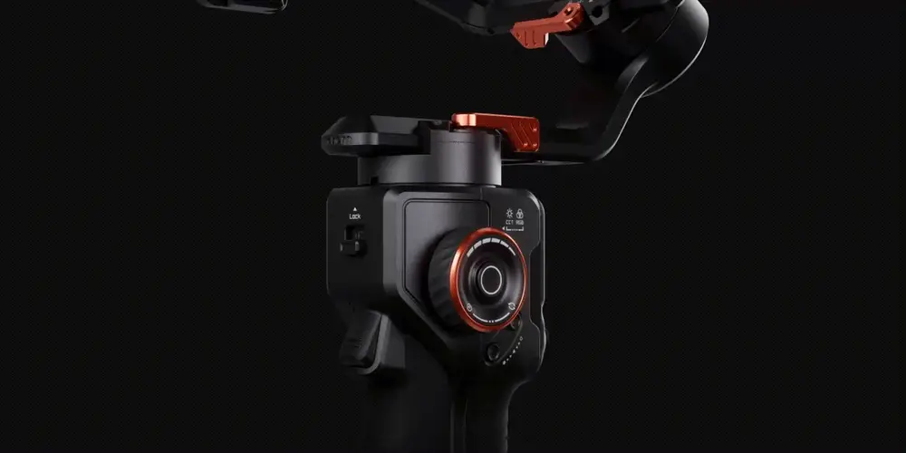 Silnik Spot Mini w Hohem iSteady MT3 Pro Kit obraca pierścieniem ostrości obiektywu