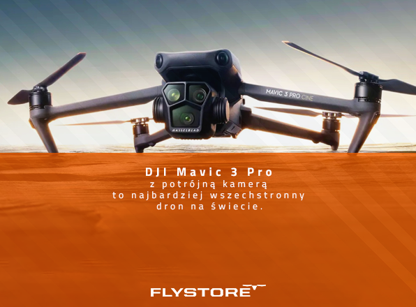 DJI Mavic 3 Pro z potrójną kamerą to najbardziej wszechstronny dron na świecie.