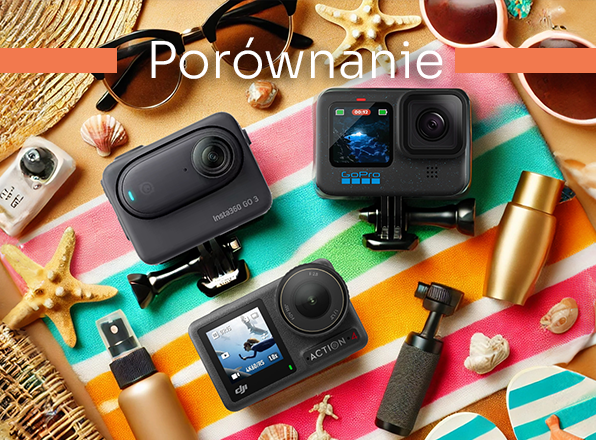 GoPro DJI czy Insta360 - wybieramy najlepszą kamerę sportową na lato 2024