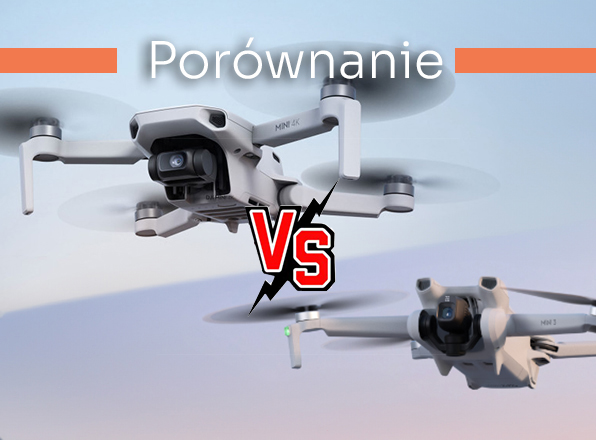 DJI Mini 2/4k vs DJI Mini 3 : porównanie dronów