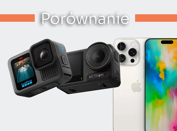 Porównanie GoPro HERO 13 vs DJI Osmo Action 4 vs Apple iPhone 16 Pro