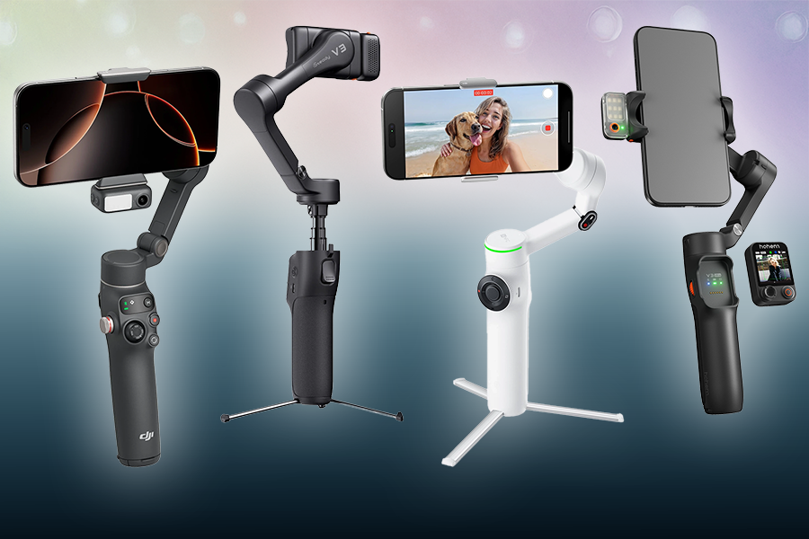 Porównanie gimbali: Hohem V3 Ultra vs DJI Osmo 7P vs Insta360 Flow 2 Pro