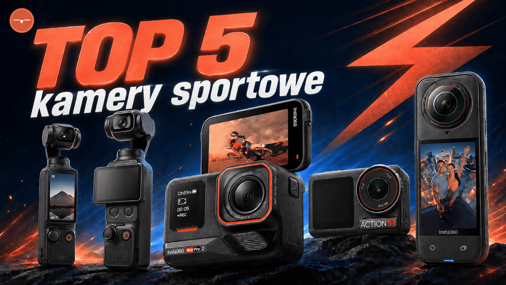 Najlepsze kamery sportowe - ranking (TOP5)