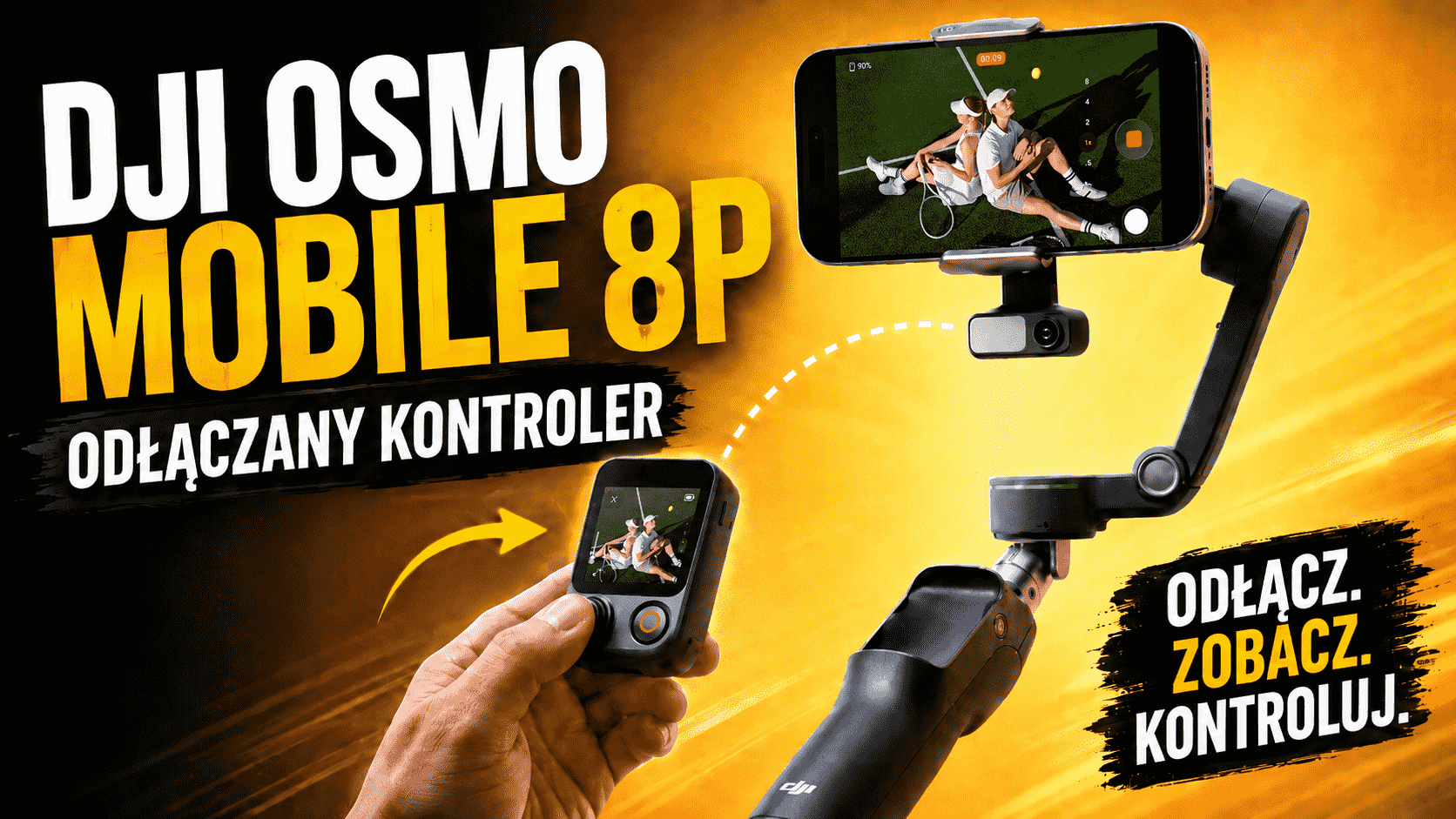 Premiera DJI Osmo Mobile 8P – nowy stabilizator do smartfonów