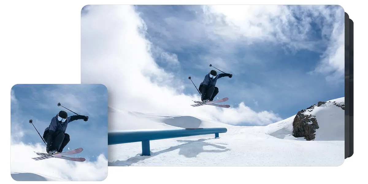Osmo Action 6 na nartach